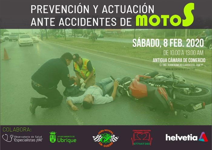 Taller de prevención y actuación en accidentes de motos