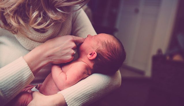 Madre con su bebé