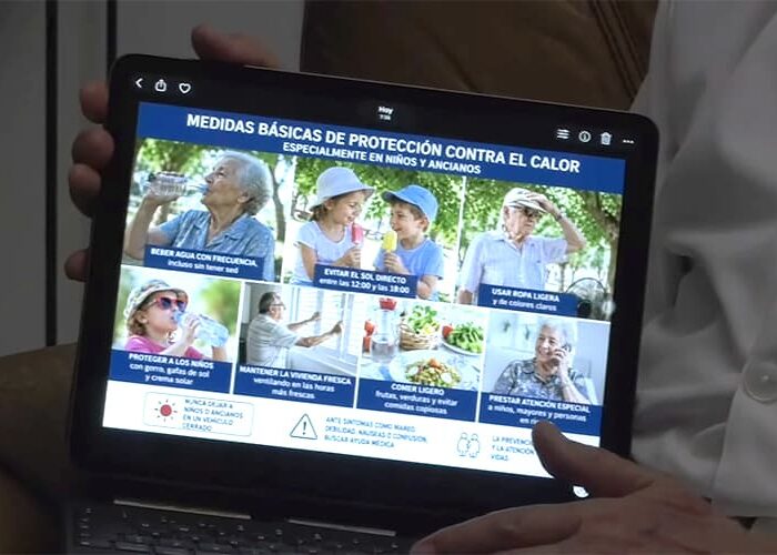 Recordamos las medidas básicas de protección contra el calor