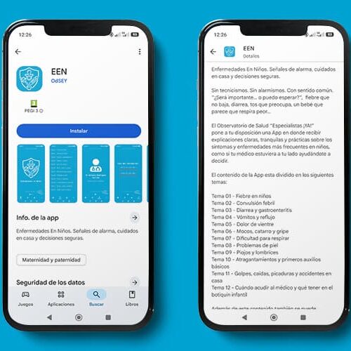 Online la aplicación del Observatorio de Salud de las Enfermedades En Niños