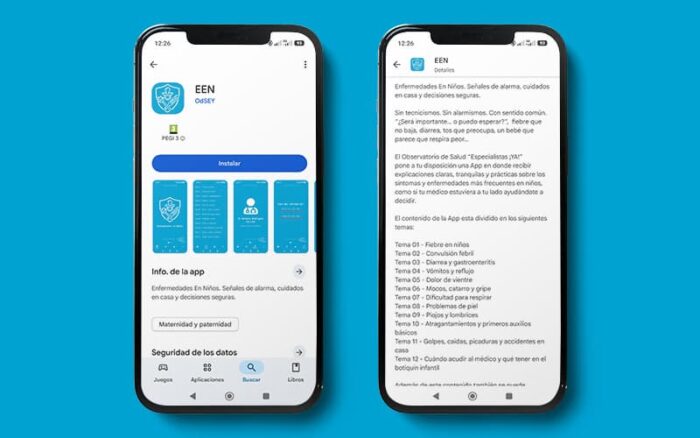 Aplicación Android EEN (Enfermedades en Niños)